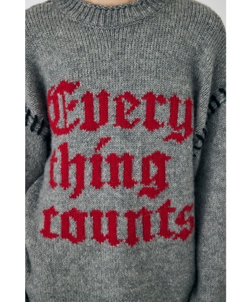 Hochan MOUSSY KNITTED WORDS セーター 楽天市場】KNITTED WORDS セーター／マウジー（MOUSSY） : 丸井