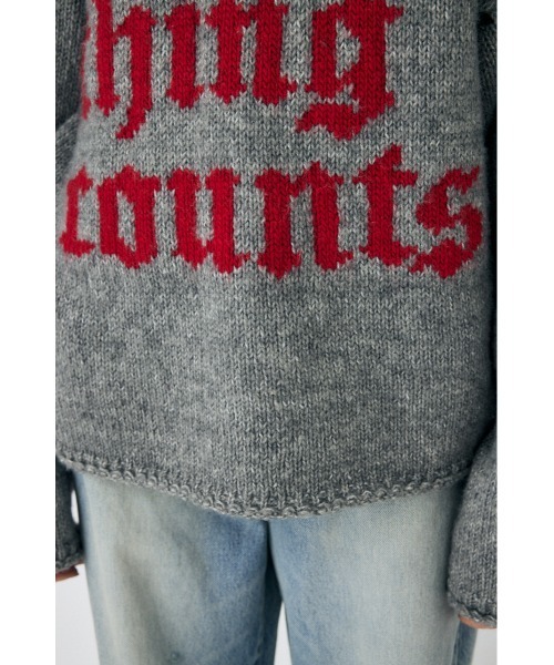 25年AW新作】KNITTED WORDS セーター（ニット/セーター
