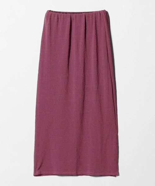 CITEN（シテン）の「＜CITEN＞ブークレカットナロースカート（スカート・レディース・ブラック/ダークグリーン/ワイン・FREE）」の13枚目の写真