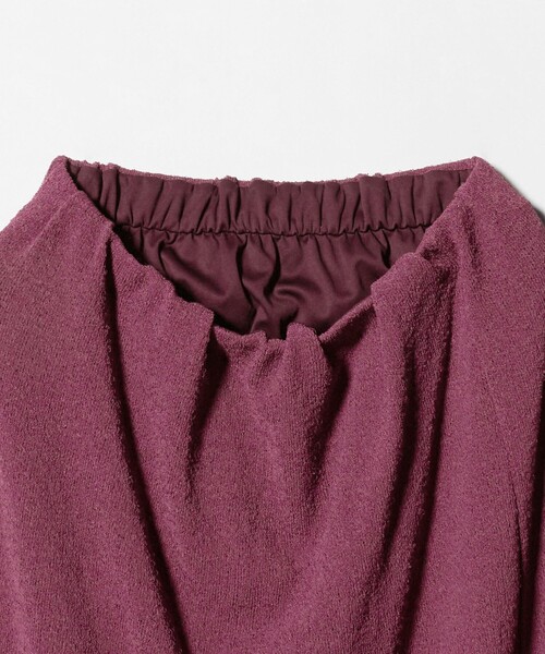 CITEN（シテン）の「＜CITEN＞ブークレカットナロースカート（スカート・レディース・ブラック/ダークグリーン/ワイン・FREE）」の16枚目の写真