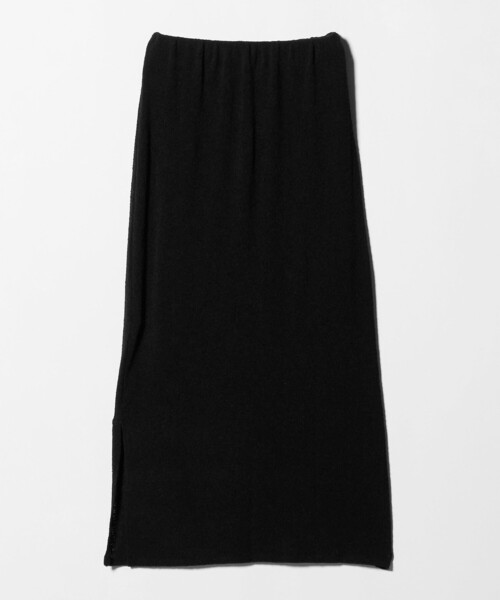 CITEN（シテン）の「＜CITEN＞ブークレカットナロースカート（スカート・レディース・ブラック/ダークグリーン/ワイン・FREE）」の21枚目の写真