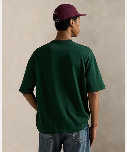 POLO RALPH LAUREN(ポロ ラルフ ローレン)の「ビッグ フィット ヘビーウェイト ジャージー Tシャツ(Tシャツ/カットソー・メンズ・グリーン系1・XS/M/L/XXL/XL/S)」の7枚目の写真