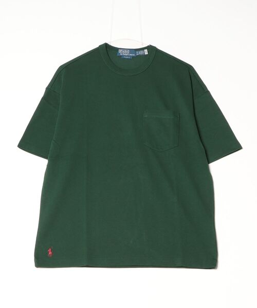 POLO RALPH LAUREN(ポロ ラルフ ローレン)の「ビッグ フィット ヘビーウェイト ジャージー Tシャツ(Tシャツ/カットソー・メンズ・グリーン系1・XS/M/L/XXL/XL/S)」の3枚目の写真