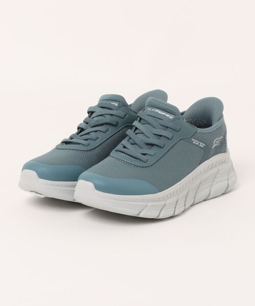 SKECHERS(スケッチャーズ)の「【SKECHERS】スリップインズ BOBS B FLEX HI - LIN(スニーカー・レディース・ブラック/ホワイト/グレー/ブルー・23.0cm/23.5cm/24.0cm/24.5cm/25.0cm/25.5cm/26.0cm/22.5cm)」の4枚目の写真