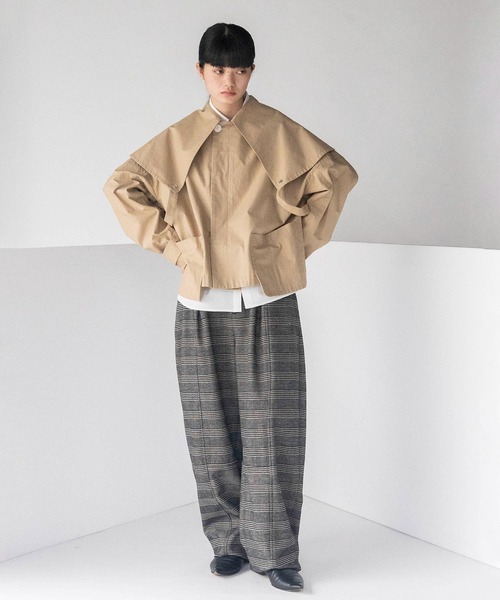 mintdesigns（ミントデザインズ）の「HOUNDSTOOTH PANTS（その他パンツ・レディース・ブラック・ONESIZE）」の3枚目の写真