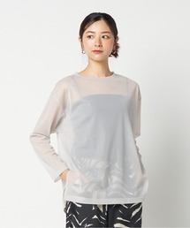 HELIOPOLE | SHEER LONG SLEEVE TEE(Tシャツ/カットソー)