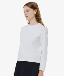 LACOSTE | ショート丈 スムースロングスリーブTシャツ(Tシャツ/カットソー)