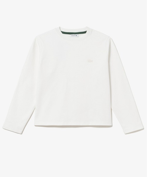LACOSTE(ラコステ)の「スムースロングスリーブTシャツ(Tシャツ/カットソー・レディース・ブラック/オフホワイト/ネイビー・34/38/36/40)」の20枚目の写真