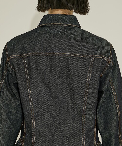 JOHN LAWRENCE SULLIVAN(ジョンローレンスサリバン)の「【JOHN LAWRENCE SULLIVAN/ジョンローレンスサリバン】RIGID DENIM PEPLUM JACKET/リジッドデニムペプラムジャケット(デニムジャケット・レディース・ダークインディゴブルー・XS)」の11枚目の写真