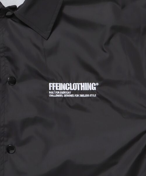 FFEIN(フェイン)の「【FFEIN(フェイン)】ロゴコーチジャケット / コーチ ジャケット ロゴ ボタン プリント フリース(ナイロンジャケット・メンズ・ワイン/ブラック/ブラウン・SMALL/LARGE/MEDIUM)」の19枚目の写真