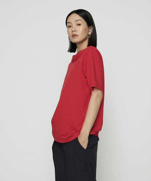 COMME CA Wardrobe(コムサワードローブ)の「ベーシック天竺 Tシャツ(Tシャツ/カットソー・レディース・レッド/ブラウン/キナリ・FREE)」の6枚目の写真