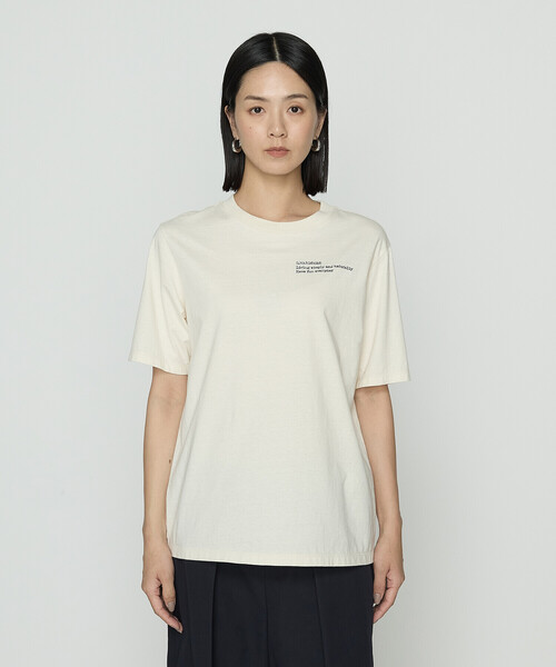 COMME CA Wardrobe(コムサワードローブ)の「ベーシック天竺 Tシャツ(Tシャツ/カットソー・レディース・レッド/ブラウン/キナリ・FREE)」の12枚目の写真