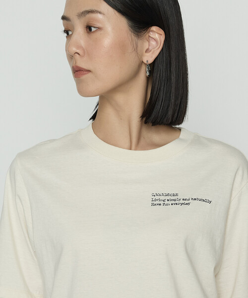 COMME CA Wardrobe(コムサワードローブ)の「ベーシック天竺 Tシャツ(Tシャツ/カットソー・レディース・レッド/ブラウン/キナリ・FREE)」の15枚目の写真