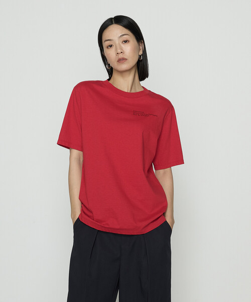 COMME CA Wardrobe(コムサワードローブ)の「ベーシック天竺 Tシャツ(Tシャツ/カットソー・レディース・レッド/ブラウン/キナリ・FREE)」の21枚目の写真