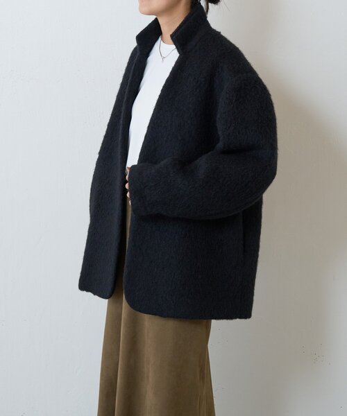 セール】アルパカジャケット（ステンカラーコート）｜BEARDSLEY