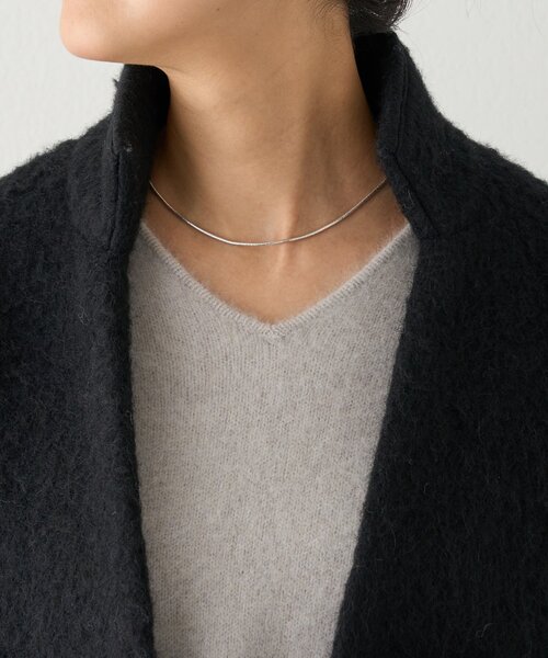 BEARDSLEY(ビアズリー)の「アルパカジャケット(ステンカラーコート・レディース・ブラック・FREE)」の14枚目の写真