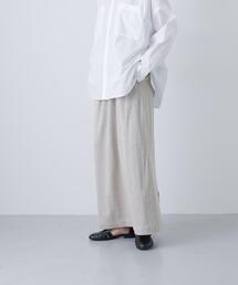 かぐれ | リネンカットストレートスカート(スカート)