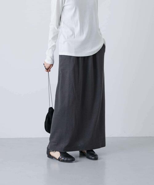 かぐれ（カグレ）の「リネンカットストレートスカート（スカート