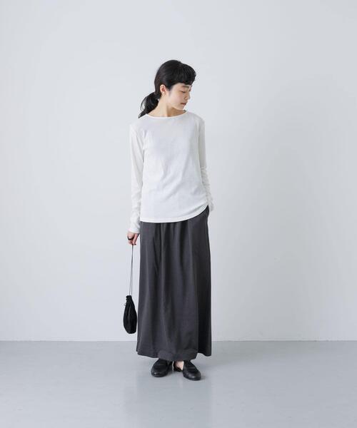 かぐれ（カグレ）の「リネンカットストレートスカート（スカート
