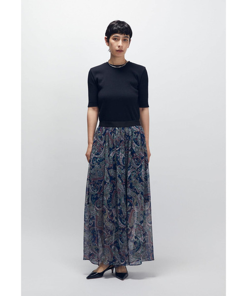 1er Arrondissement(プルミエアロンディスモン)の「ペイズリープリントキュロットパンツ(その他パンツ・レディース・ブルー系その他3・38/36)」の8枚目の写真