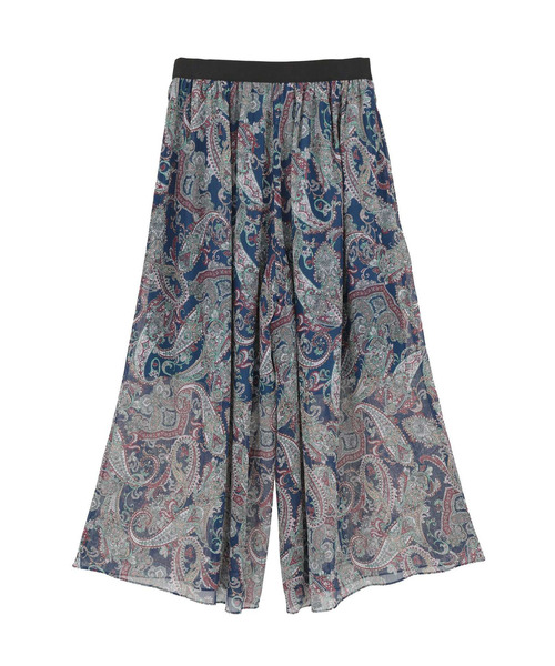 1er Arrondissement(プルミエアロンディスモン)の「ペイズリープリントキュロットパンツ(その他パンツ・レディース・ブルー系その他3・38/36)」の12枚目の写真