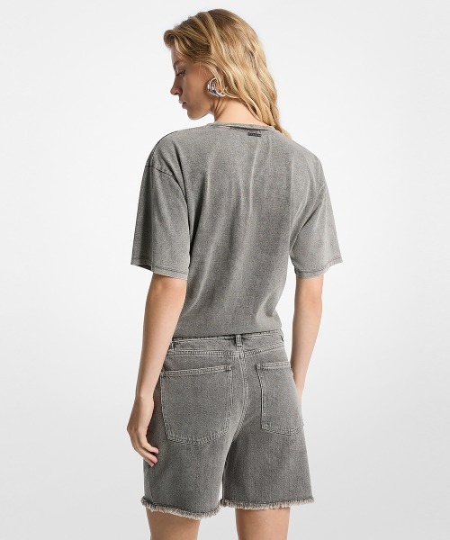 MICHAEL KORS(マイケルコース)の「ボーイフレンド デニム パンツ(デニムパンツ・レディース・グレー系・4/2/0)」の4枚目の写真