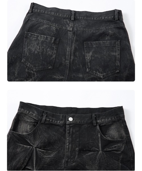 SPIDER タックブリーチ ワイド デニムパンツ（デニムパンツ