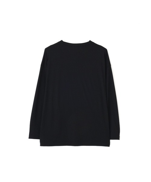MARGARET HOWELL（マーガレットハウエル）の「SUPERFINE MERINO JERSEY TOP（Tシャツ/カットソー・メンズ・ブラック・LARGE/MEDIUM）」の5枚目の写真