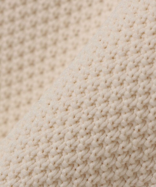 City Ambient Products（シティアンビエントプロダクツ）の「City Ambient Products:〈手洗い可能〉ポリエステル メッシュ ニット ポロ ロングスリーブ（ニット/セーター・メンズ・ブラウン/ブラック/オフホワイト/ブルー・SMALL/MEDIUM/LARGE）」の17枚目の写真