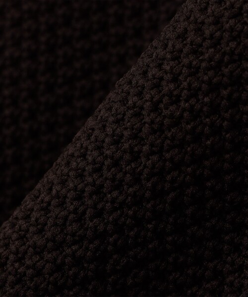 City Ambient Products（シティアンビエントプロダクツ）の「City Ambient Products:〈手洗い可能〉ポリエステル メッシュ ニット ポロ ロングスリーブ（ニット/セーター・メンズ・ブラウン/ブラック/オフホワイト/ブルー・SMALL/MEDIUM/LARGE）」の20枚目の写真