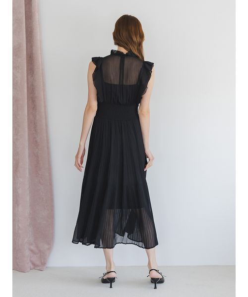snidel Sustainableシアープリーツウエストワンピース SNIDEL（スナイデル）の「Sustainableシアープリーツウエスト