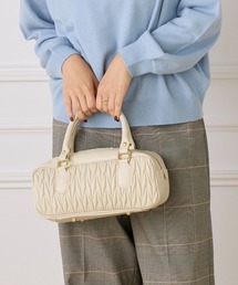 MARLON FIRENZE | ギャザーボストンバッグ《MARLON》(ハンドバッグ)