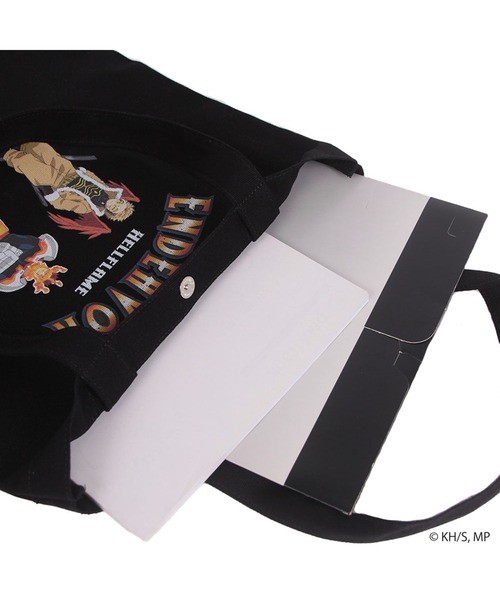 Misto Forza(ミストフォルツァ)の「【僕のヒーローアカデミア】 クラックプリントキャンバストート エンデヴァー×ホークス(ショルダーバッグ・レディース・ブラック・FREE)」の13枚目の写真