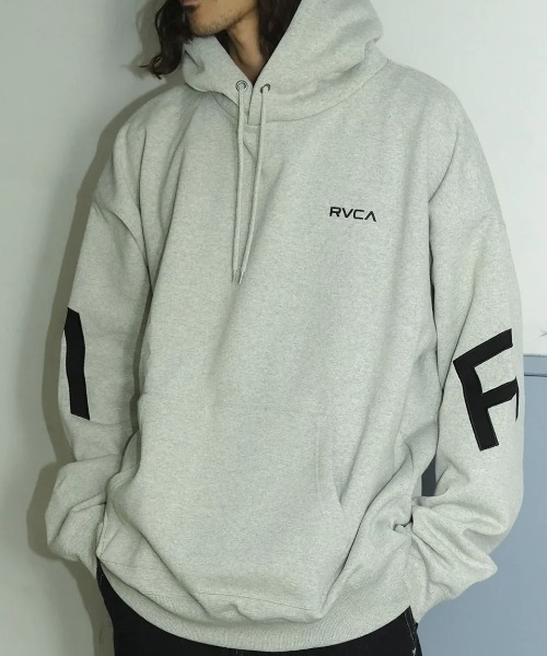 RVCA(ルーカ)の「【RVCA/ルーカ】24AW FAKE RVCA HD/バックプリントロゴプルオーバーパーカー・フーディー(パーカー・メンズ・ヘザーグレー/ブラック・MEDIUM/SMALL)」の8枚目の写真