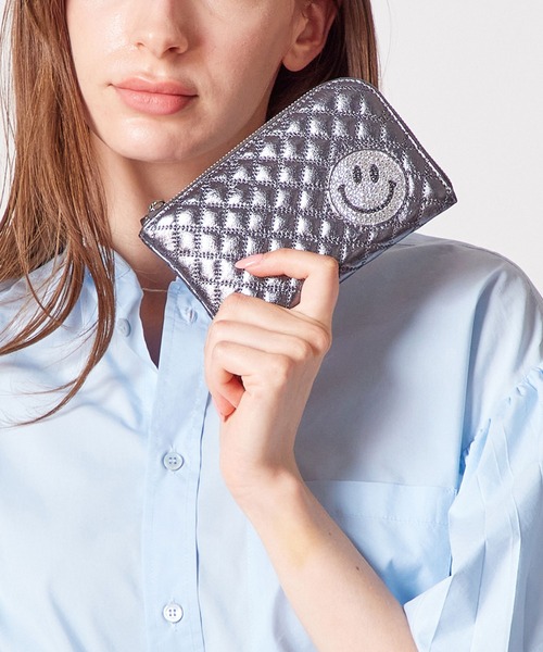 (新品未使用) サロンドアルファード　スマイルテネラL字ミニ財布　ブラック スマイル テネラ L字ミニ財布（財布）｜SALON DE ALFURD TOKYO