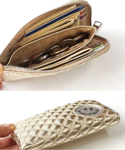 (新品未使用) サロンドアルファード　スマイルテネラL字ミニ財布　ブラック スマイル テネラ L字ミニ財布 1411-stn