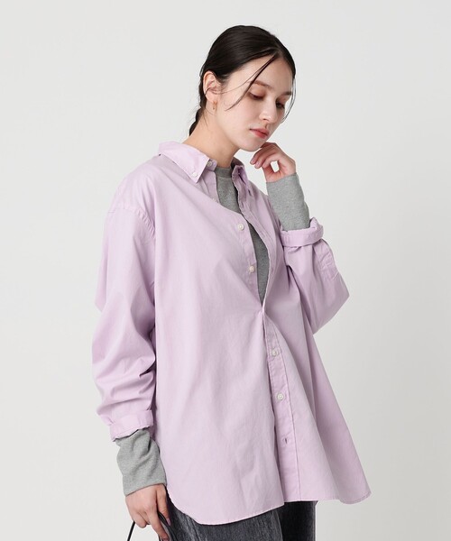 コットンポリエステル ラメロングスリーブカットソー（Tシャツ