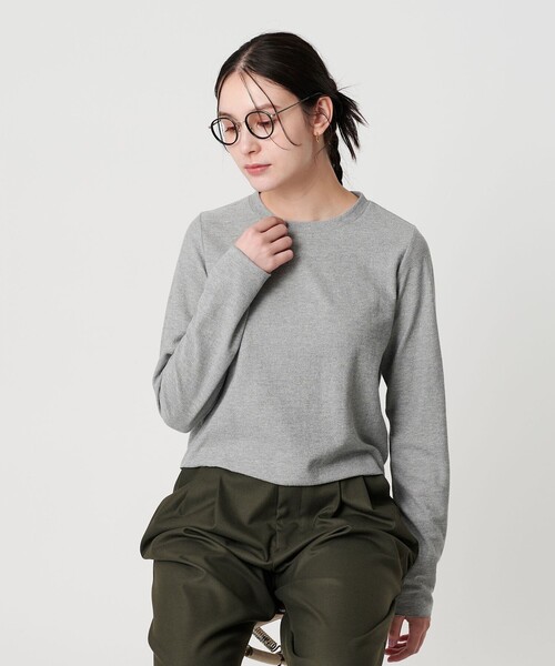 BEAUTY&YOUTH UNITED ARROWS（ビューティーアンドユースユナイテッドアローズ）の「コットンポリエステル ラメロングスリーブカットソー（Tシャツ/カットソー・レディース・ブラック/ナチュラル/グレー系/ブラウン系/ライトブルー・FREE）」の11枚目の写真