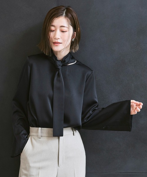 セール】マルチway 洗える ストレッチ ｜ 着せ替え ドレープ Tee