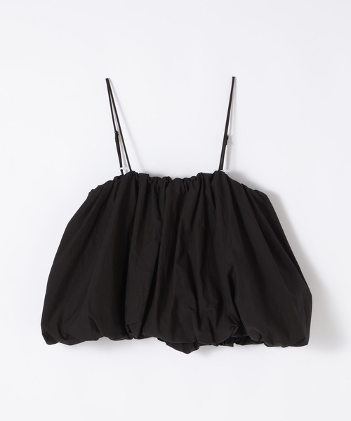 JEANASIS（ジーナシス）の「2WAYバルーンキャミ/598962（キャミソール・レディース・ブラック/ホワイト/レオパード・FREE）」の2枚目の写真