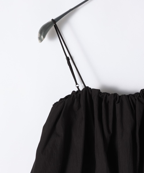 JEANASIS（ジーナシス）の「2WAYバルーンキャミ/598962（キャミソール・レディース・ブラック/ホワイト/レオパード・FREE）」の7枚目の写真