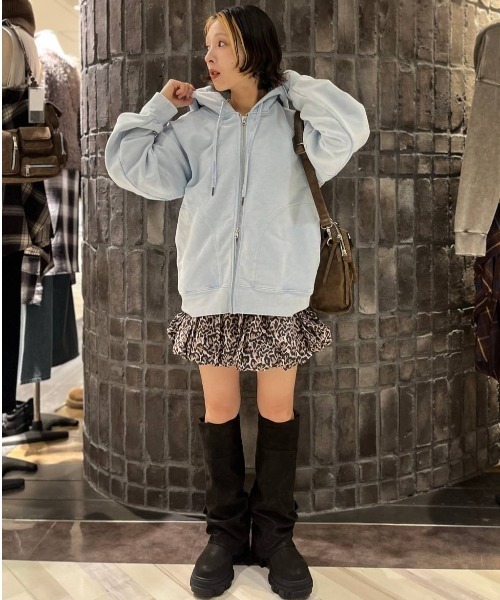 JEANASIS（ジーナシス）の「2WAYバルーンキャミ/598962（キャミソール・レディース・ブラック/ホワイト/レオパード・FREE）」の16枚目の写真