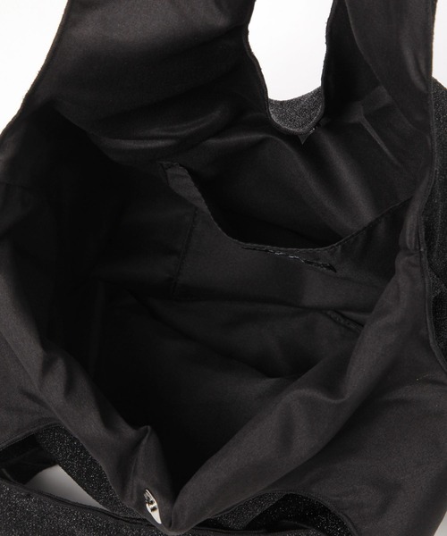 GLOBAL WORK（グローバルワーク）の「ラメ3ROOM/A4トート/582701（トートバッグ・レディース・ブラック/ダークブラウン/ライトグレー・FREE）」の9枚目の写真