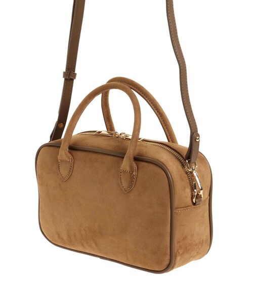 VELETTO（ベレット）の「【VELETTO】フェイクスエードボストンバッグ（ハンドバッグ・レディース・ブラウン/キャメル・FREE）」の4枚目の写真