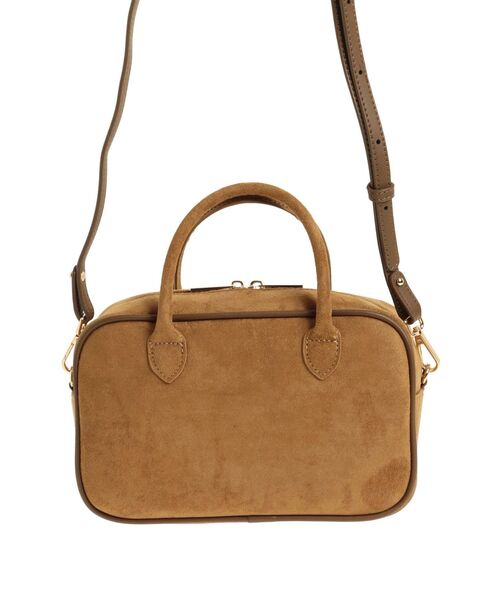 VELETTO（ベレット）の「【VELETTO】フェイクスエードボストンバッグ（ハンドバッグ・レディース・ブラウン/キャメル・FREE）」の5枚目の写真