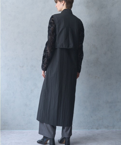 Muel Chic(ミュエルシック)の「Fin shirt one-piece フィンシャツワンピース(ワンピース・レディース・ブラック/ベージュ/オフホワイト・MEDIUM)」の22枚目の写真