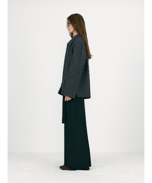 LOW CLASSIC(ロウ クラシック)の「BELTED MAXI SKIRTS(スカート・レディース・ブラック・S)」の15枚目の写真