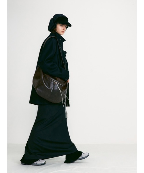 LOW CLASSIC(ロウ クラシック)の「BELTED MAXI SKIRTS(スカート・レディース・ブラック・S)」の17枚目の写真