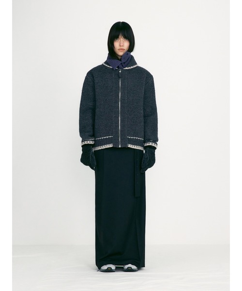 LOW CLASSIC(ロウ クラシック)の「BELTED MAXI SKIRTS(スカート・レディース・ブラック・S)」の18枚目の写真