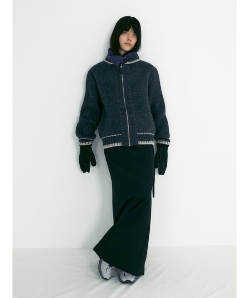 LOW CLASSIC(ロウ クラシック)の「BELTED MAXI SKIRTS(スカート・レディース・ブラック・S)」の19枚目の写真